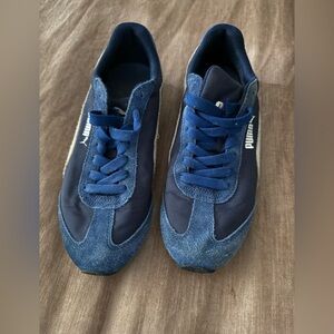 Puma Navy and Royal Blue Sneakers